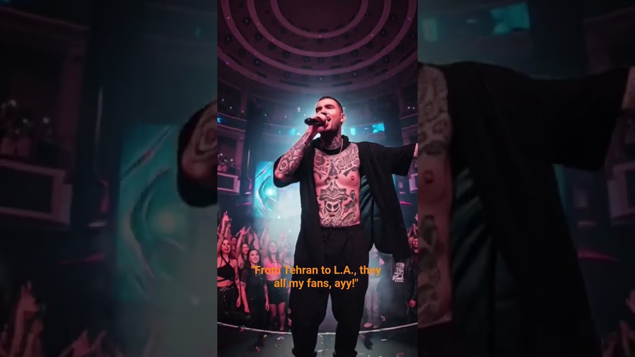 "From Tehran to L.A., they all my fans, ayy!"