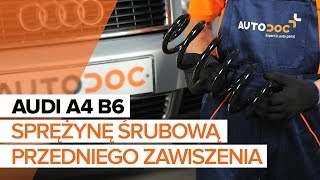 Jak wymienić sprężyny przednie przedniego zawiszenia w AUDI A4 B6 TUTORIAL | AUTODOC