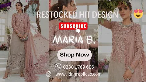 Maria B Most Demanding Design | Restocked 🔥😍 Master King Replica #mariab