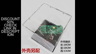 Double Spherical Rotating LED Display POV Clock Kit Advertising Screen Display Screen Globe DIY Kit
