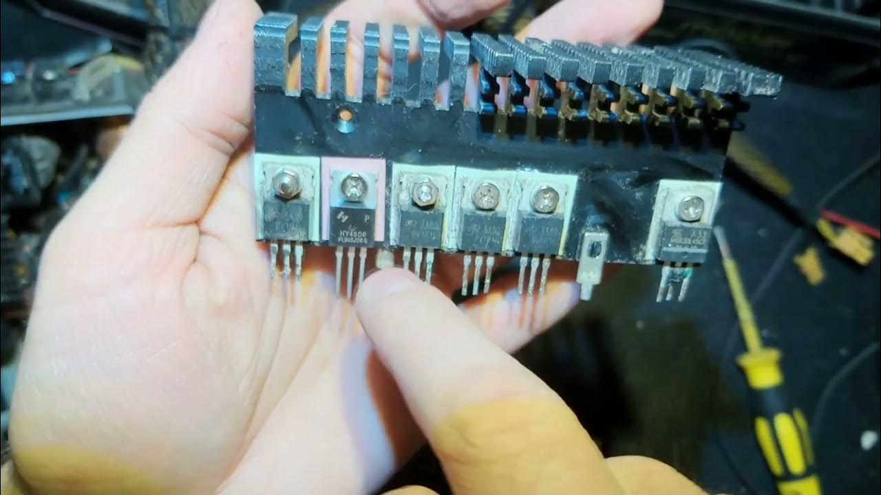 Ремонт блока питания 1200 Вт с ваттметром - YouTube