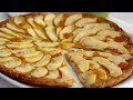 TARTA DE MANZANA CON HOJALDRE Y MERMELADA DE MELOCOTÓN