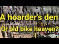 Easter w/e bike show bonus! A hoarder’s den, or vintage bike paradise? Poking around in the shed!