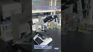 1600X Hinged Binocular Biological Microscope with LED | Laboratory Optical Equipment #microscope