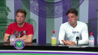 Gordon Reid and Alfie Hewett final press conference