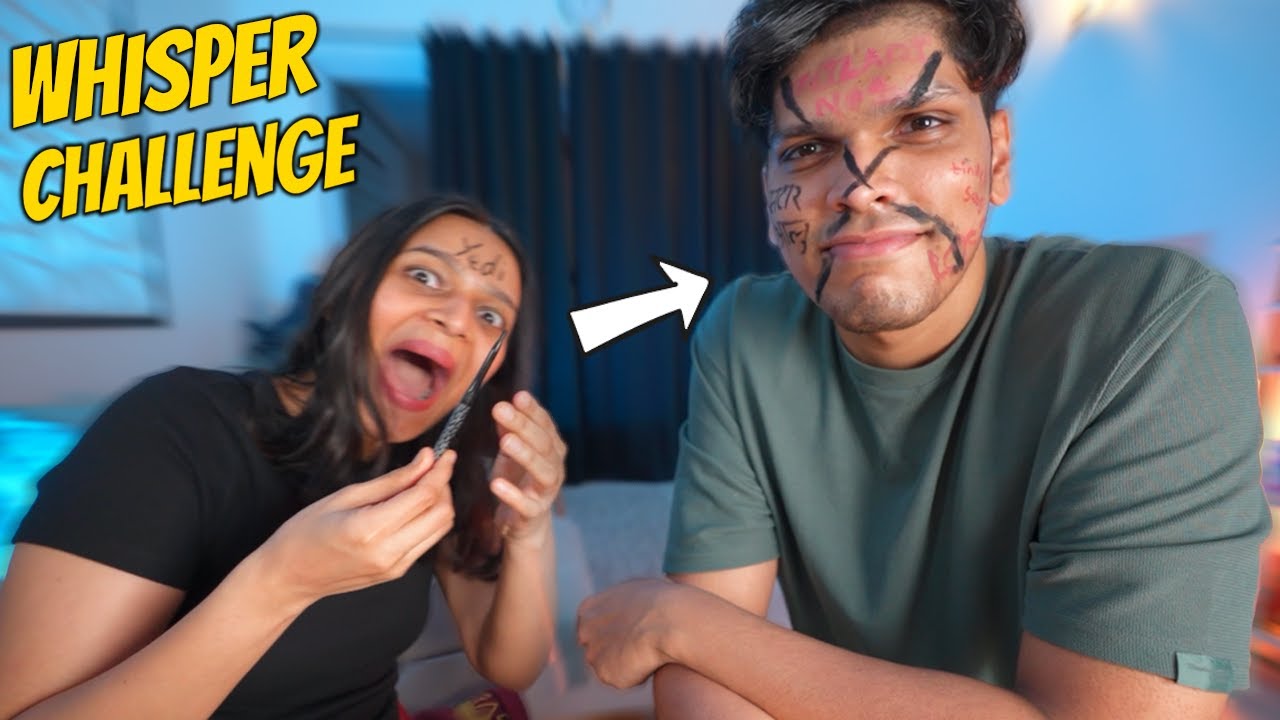 You Lose  You DRAW ON FACE Whisper Challenge