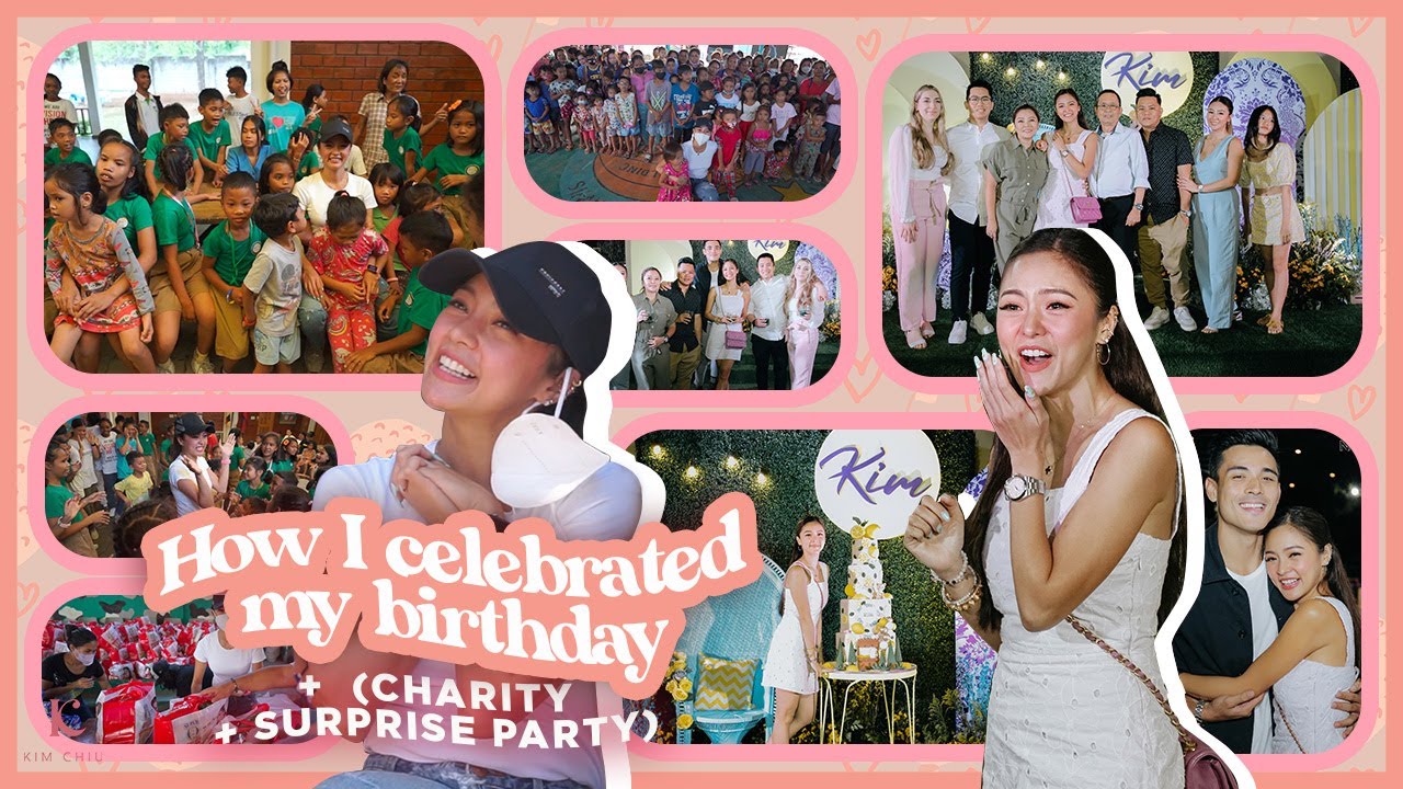 How I Celebrated my Birthday! (Charity + Surprise Party) | Kim Chiu