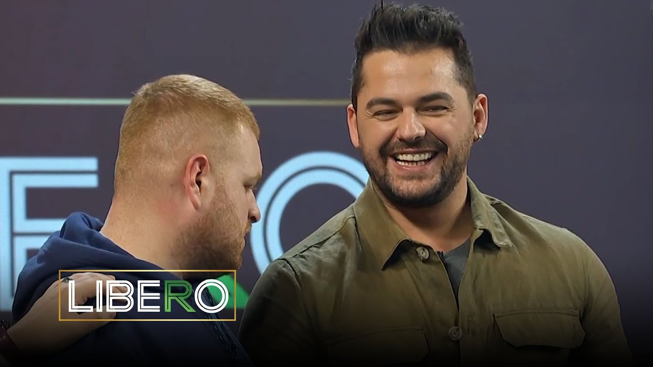 Surprizohet Shpat Kasapi pasi u bë baba, komediani Miran Ramadani hyn në studio ia shqyen këmishën