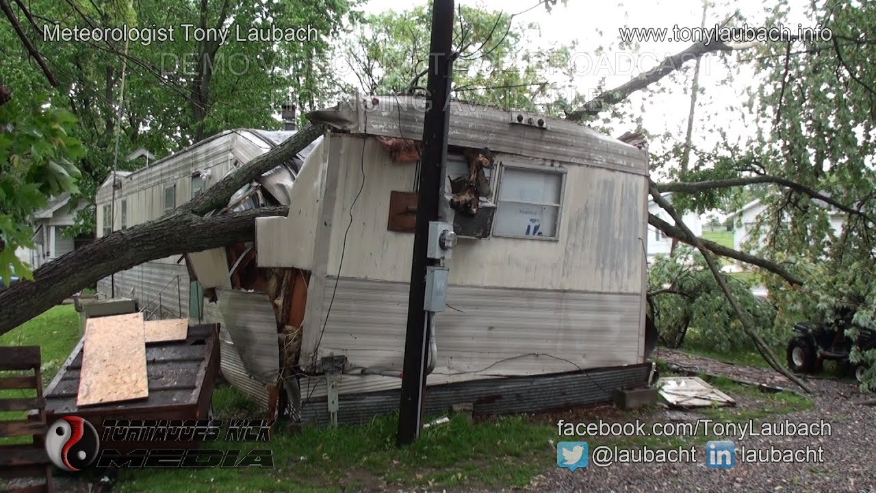 Straight Line Winds Damage Homes & Trees - 4/25/2015 Eldorado, IL - YouTube