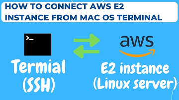 How to connect AWS E2 instance from macOS Terminal (SSH)