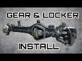 Dana 60 Gear And Locker Install