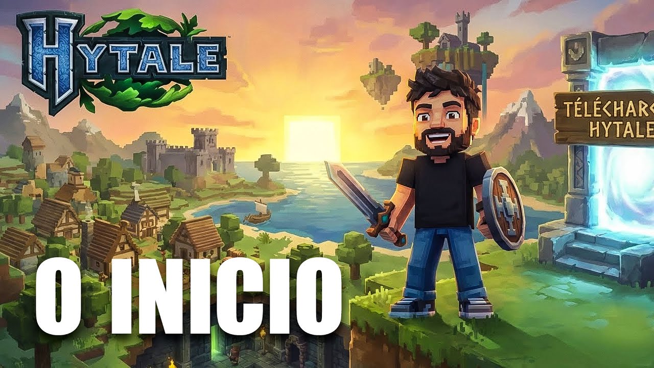 HYTALE  - O INICIO DO MINECRAFT 2.0 EM PT-BR