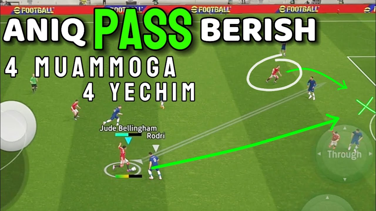 eFootballda 100% ANIQ PASS BERISH SIRLARINI BILASIZMI?