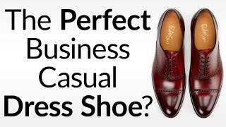 Perfect Business Casual Dress Shoe? How To Match Semi-Brogue & Half-Brogues Oxfords