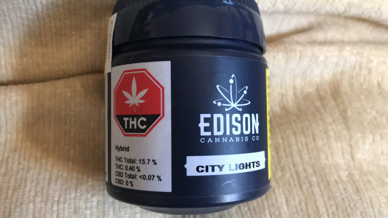 {EDISON} City Lights 15.7% THC ~ 0.07% CBD 🤔 Also not a Toronto Maple Leafs fan 🤣