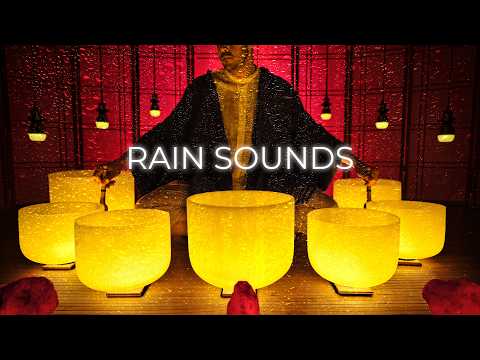 **SOUND BATH FOR TMJ** Stop Jaw Clenching and Teeth Grinding (+ Rain Sounds)
