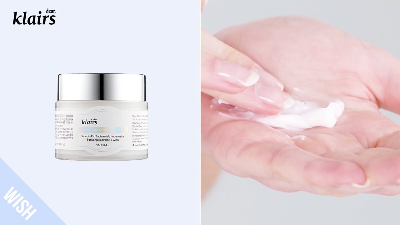 How To Use Vitamin E Mask (Dry Skin) KLAIRS Freshly Juiced Vitamin E