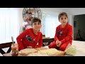 One Ton of Cheese Pizza by Arqa & Bek - Heghineh Family Vlogs