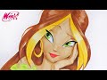 Winx Club - Disegna e colora Flora