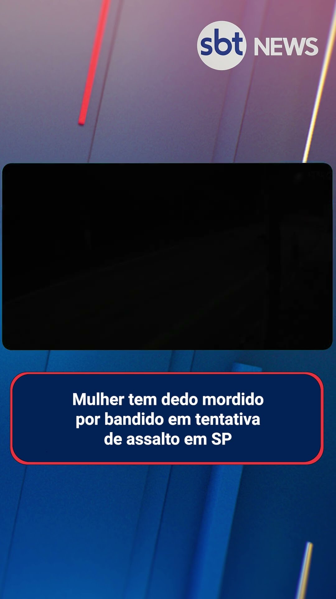 Mulher tem dedo mordido por bandido em tentativa de assalto em SP