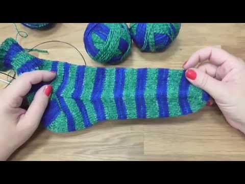 Příze na pruhované ponožky