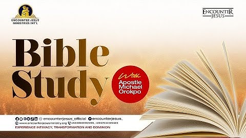 BIBLE STUDY | OPERATIONS OF THE SPIRIT OF THIS AGE PT 2 | 12.07.2022 | APOSTLE MICHAEL OROKPO
