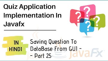 #25. Saving Quiz From GUI