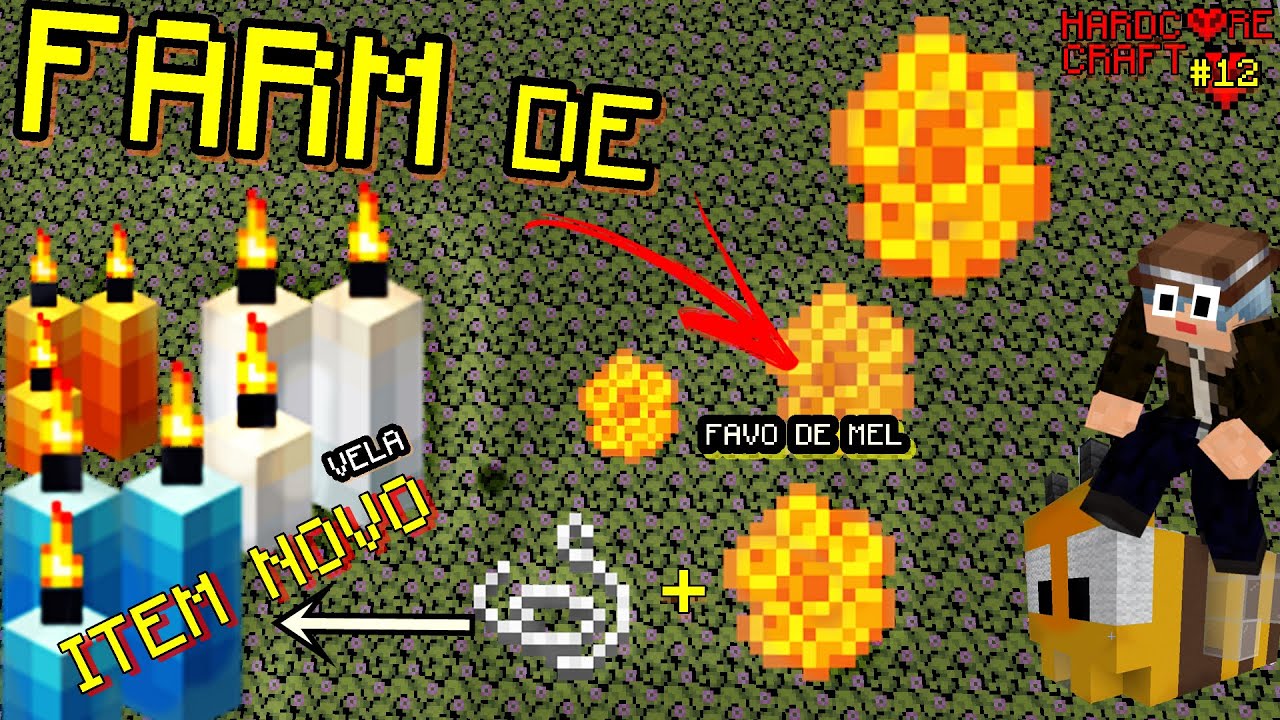 COMO FAZER VELAS *ITEM NOVO DO MINECRAFT 1.17* - [Hardcorecraft] - YouTube