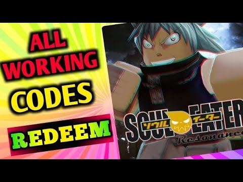 ALL NEW *SECRET* UPDATE CODES in SOUL EATER RESONANCE CODES