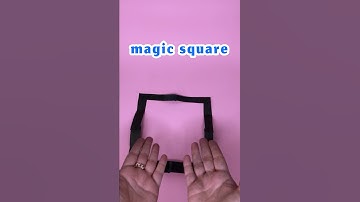 Magic square with paper #magic  #ideas #tricks #square #short