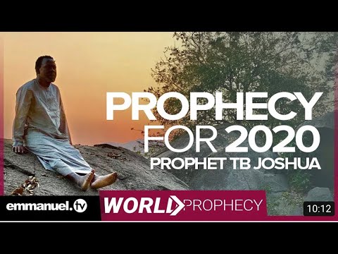VIDEO: Prophet TB Joshua Release Powerful 2020 Prophecies