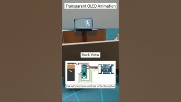 Transparent OLED Animation Display #electronics #shorts #shortsvideo #animation