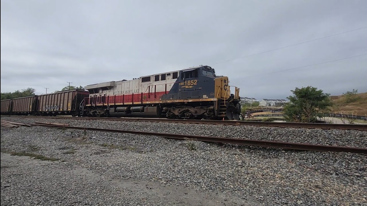 CSX Western Maryland 1852, Train meet, SD70AC's, and More! - YouTube