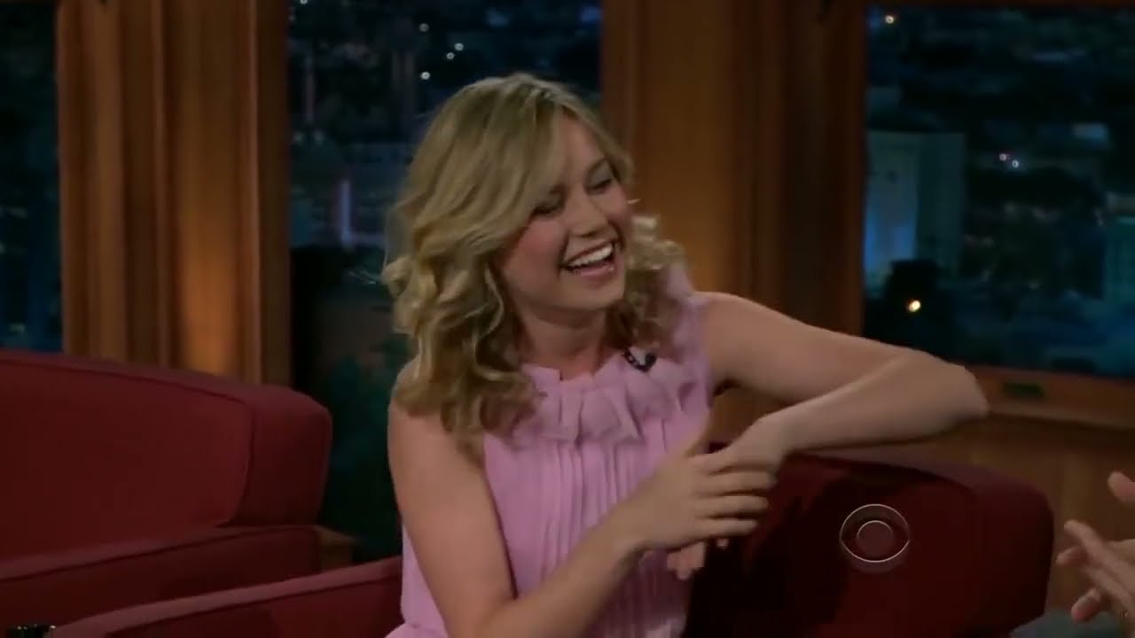Brie Larson & Craig Ferguson Talk Show Appearances