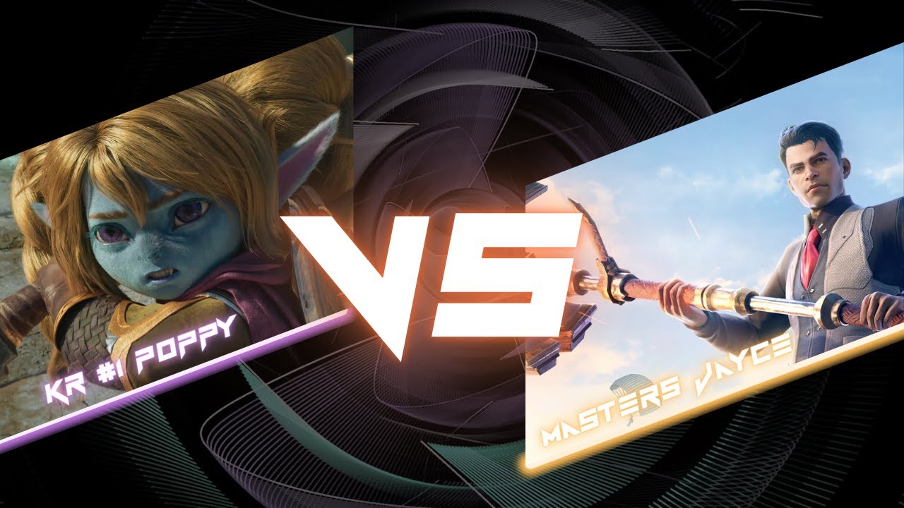 KR#1 Poppy playing Warwick vs Masters Jayce TOP with ENG SUB [Rank Pros]