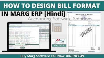 How to Design Invoice Format | Beginner Basic Information in Hindi Marg Erp Buy 8076783949 (Part #1)