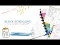 BLOCK SCHEDULING in a Happy Planner + How-to & Tips