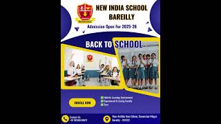 NEW INDIA SCHOOL ADMISSION OPEN 2025-26