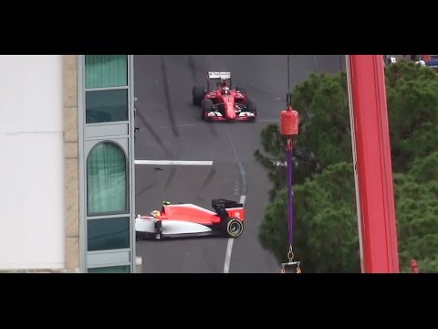 73° F1 Pure Sound HD grand prix MONACO 2015 + crash