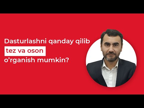 Video: Qanday Qilib O'zingizni Dasturlashni O'rganishingiz Mumkin
