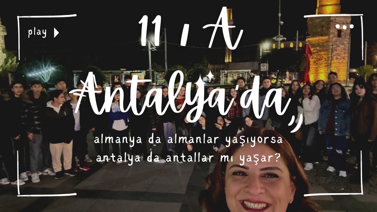 Almanya da Almanlar yaşıyorsan Antalya da Antallar mı yaşar? 11/A Antalya’da vlog😆📸