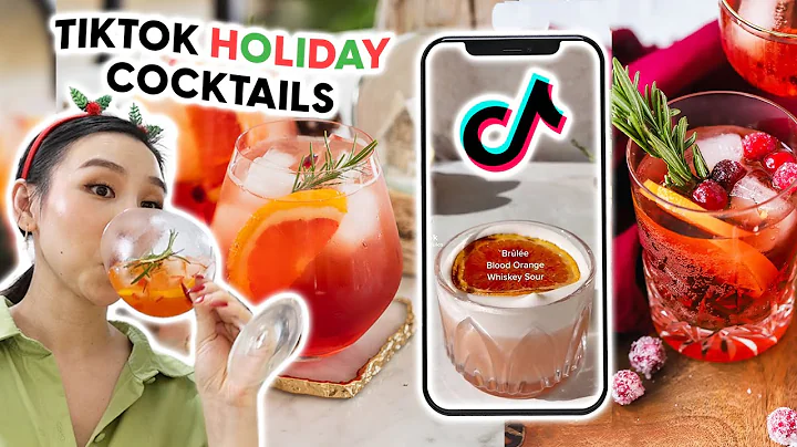 Trying Viral TikTok Cocktail Recipes  *Holiday edi...