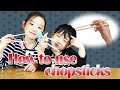 How to use chopsticks♡Japan｜お箸の使い方【DWEキッズ】