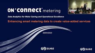 Samuel Loyson talk at the Global Smart Water Metering Congress 2023