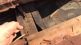 Porch Roof Rafter Tail Damage ... Zehr Retreat, Lewistown PA