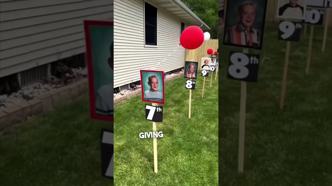 This mom had an amazing idea for her sons graduation party 