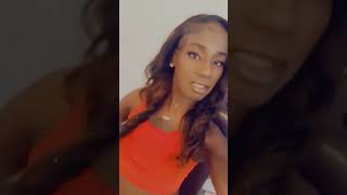 Sultry sexy black trans woman