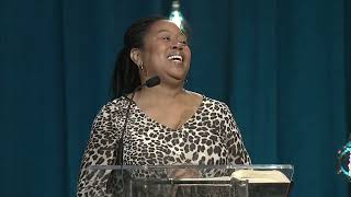 Chrystal Evans Hurst at Care Net Gala 2021 | Your greatest work comes out of the darkest times