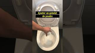 Mousse magique pour WC