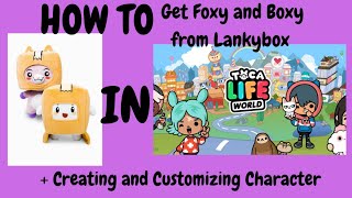 Toca Life. How to create your character and get Foxy and Boxy from Lankybox in game. See Description